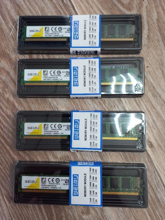 Оперативна память ddr3 16 gb частота 1600 Нова