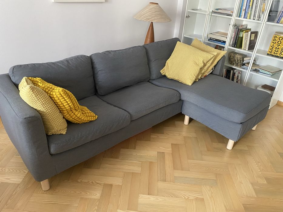 Kanapa sofa Ikea Parup z szezlongiem 3 osobowa