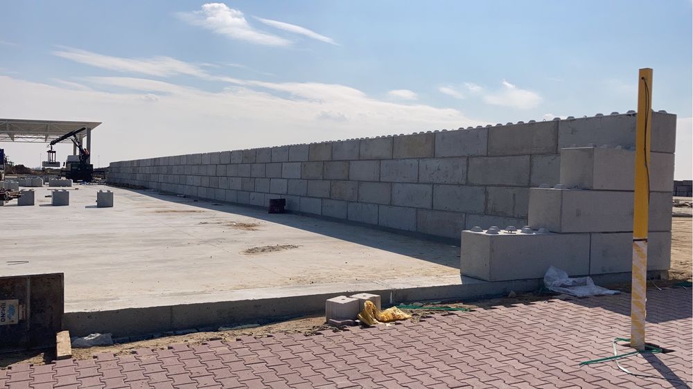 Bloki betonowe oporowe BIGblok brukbeton ściana oporowa