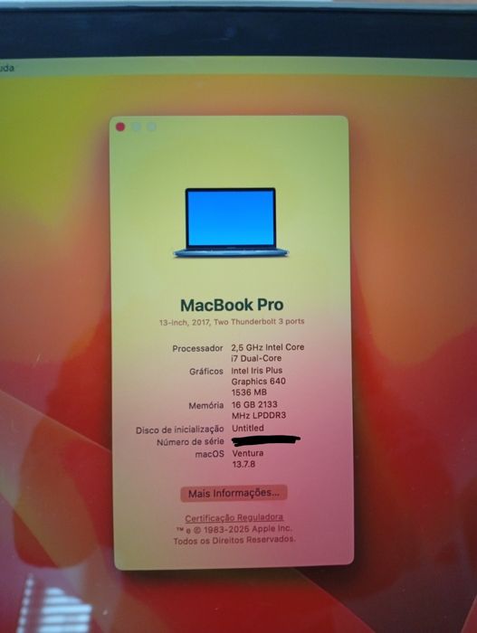 MacBook Pro 13 2017