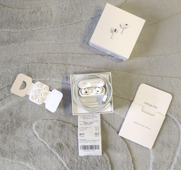 Apple AirPods Pro 2 – Stan idealny, jak nowe