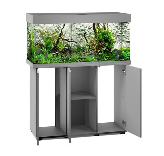 Juwel Rio 180 LED szare (2x belka) akwarium z szafką