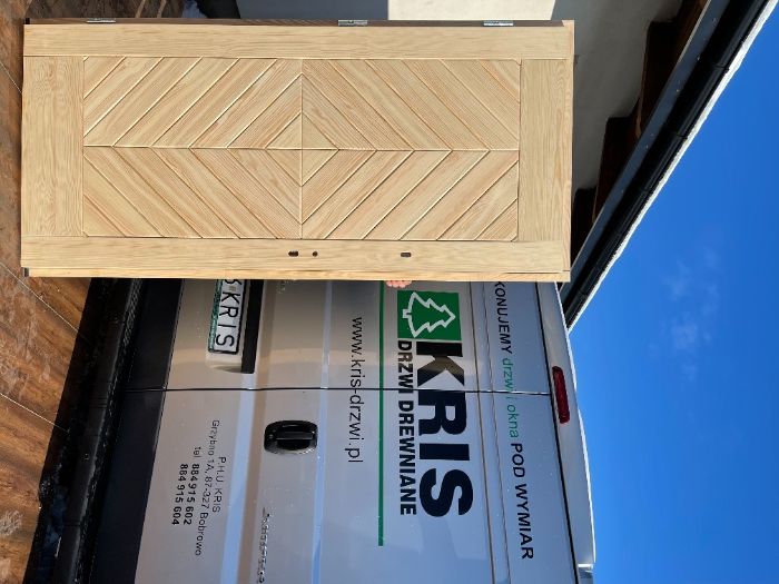 Drzwi zewnętrzne drewniane sosnowe NA KAŻDY WYMIAR