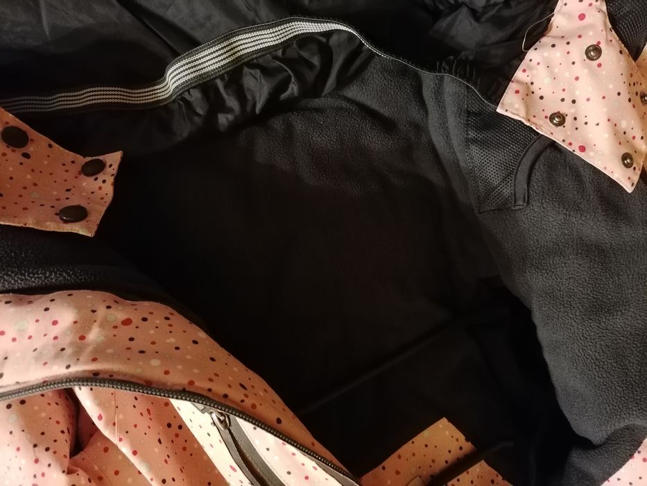 Kombinezon zimowy dziewczęcy dwuczęściowy roz 122 /128