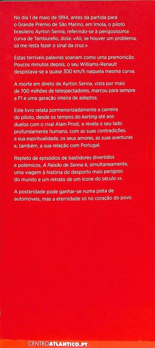 "A Paixão de Senna" de Rui Pelejão