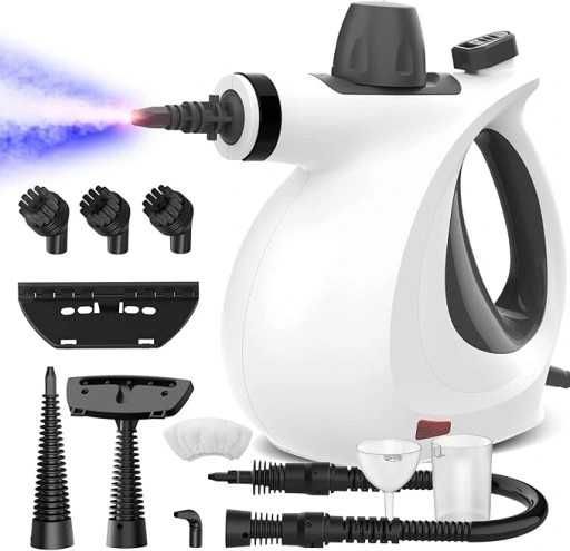 Ręczna myjka parowa, 1050 W, z 11 akcesoriami, ciśnienie pary 3,5 bar