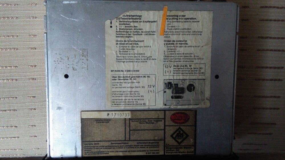 Radio Blaupunkt Bamberg QTS Super Arimat