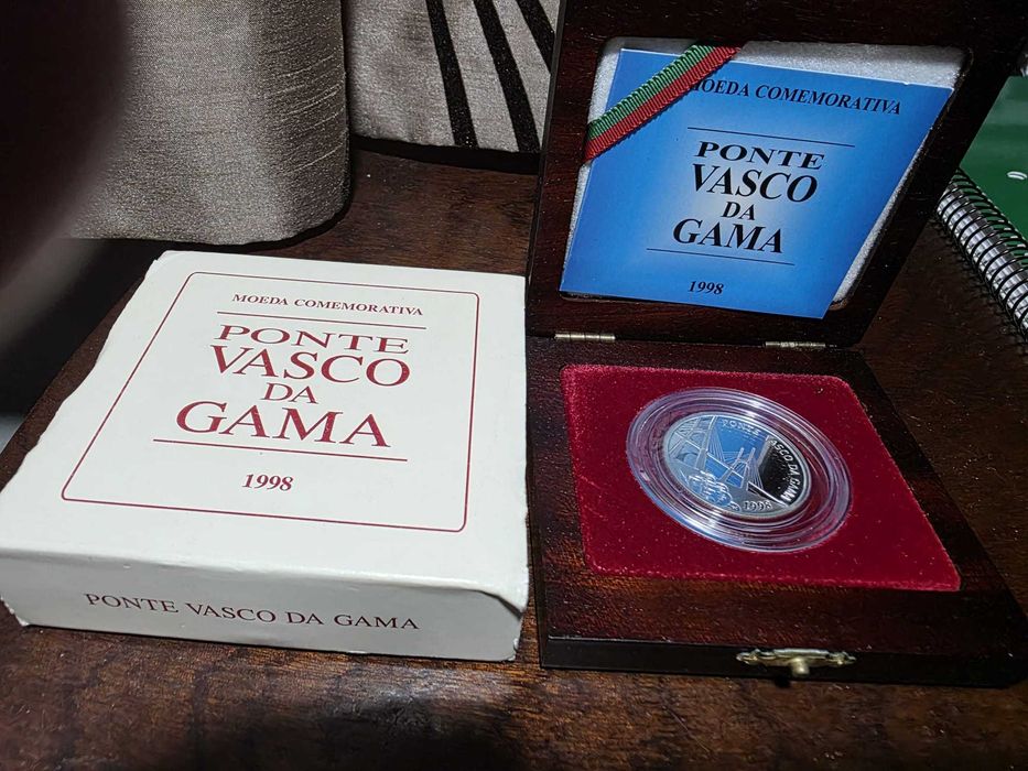 Moeda PRATA 500 Escudos Ponte Vasco da Gama - 1998