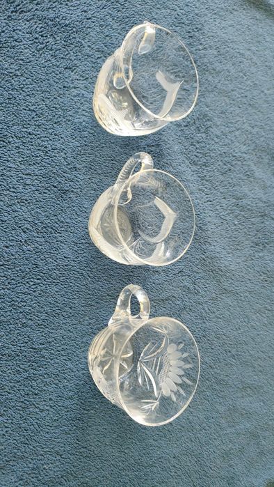 Filiżanki krysztalowe