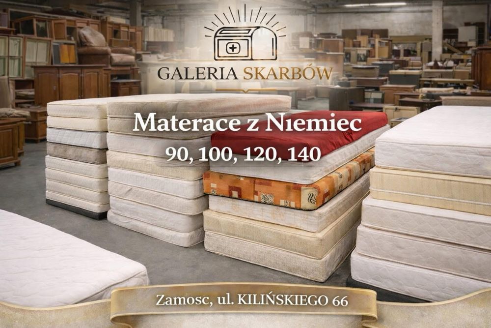 Materac z Niemiec 90x200 100x200 | Lozka sofa | DOWOZ DO DOMU