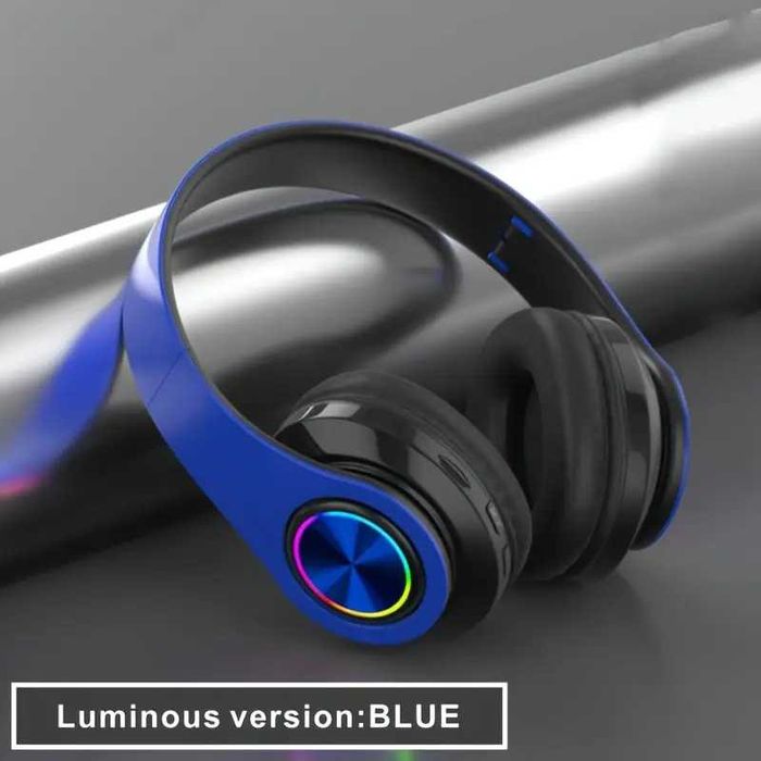 наушники новые беспроводные синие