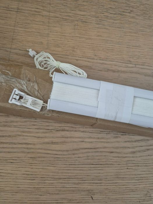 Roleta plisa biały żaluzja 95cm szer.