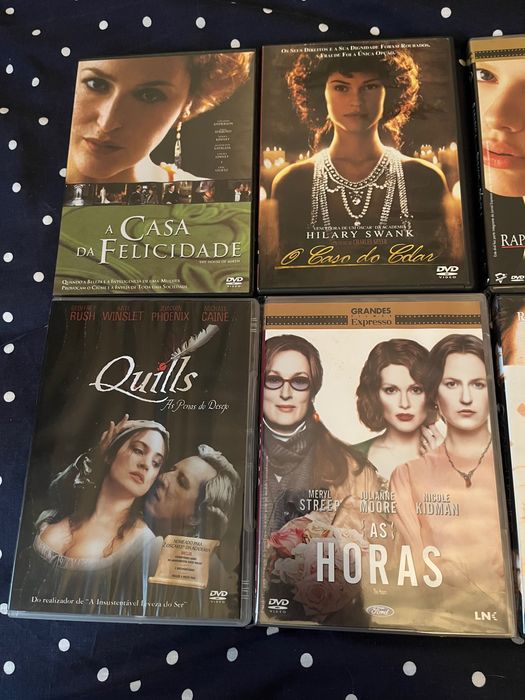 Lote 7xDVDs Piano, Horas, Quills, véu Pintado, Brinco de Pérola,