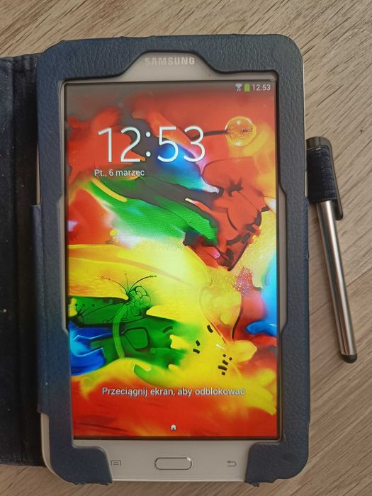 Tablet Samsung Galaxy Tab 3 Lite rysik pokrowiec