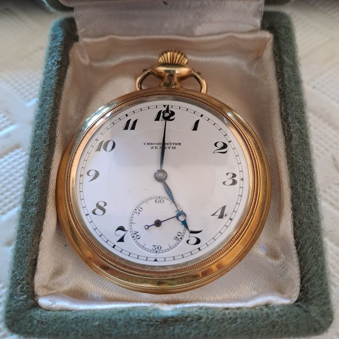 Relógio de bolso em ouro Zenith