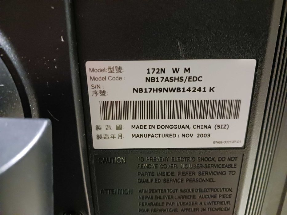 Samsung 43 cm computer monitor with flawless screen64584399481601123