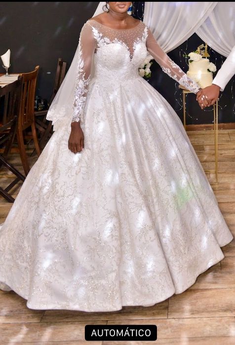 Vestido de noiva usado uma vez