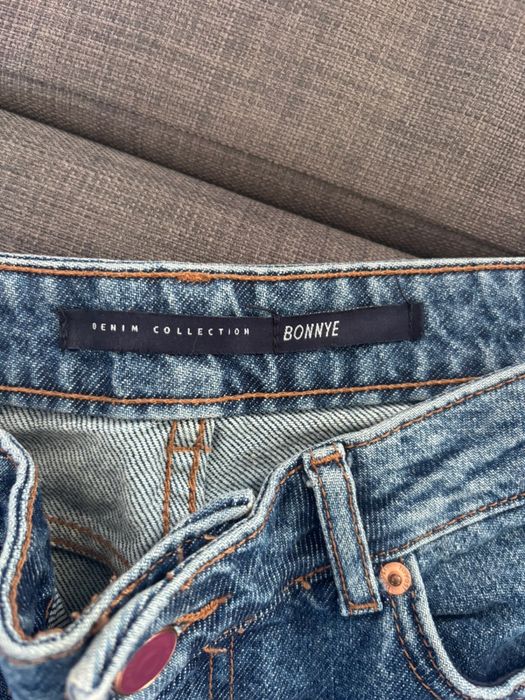 Tiffosi Bonnye Wide Leg Perna Larga Azul Médio 38 / M