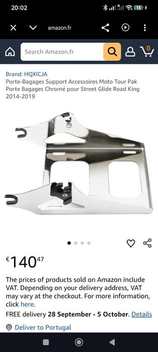Suporte para bagagem