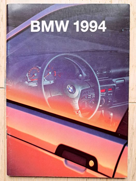 BMW Program 1994 - 3 E36, 5 E34, 7 E32, 8 E31 - prospekt 46 str. BDB