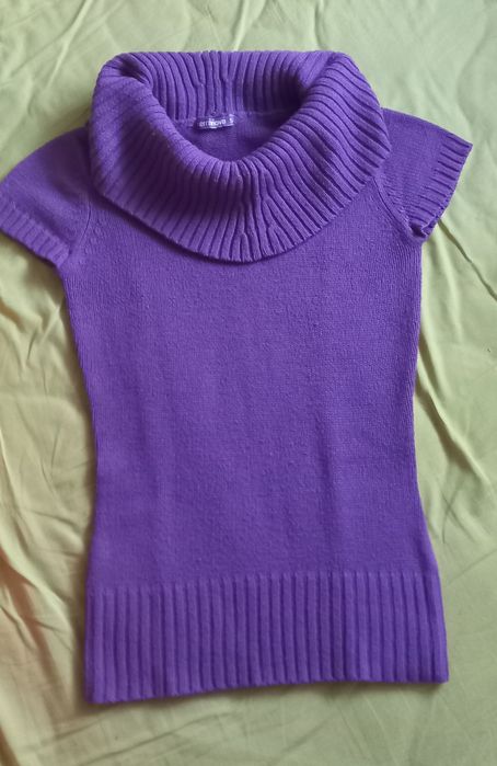 Sweterek, golf, krótki rękaw