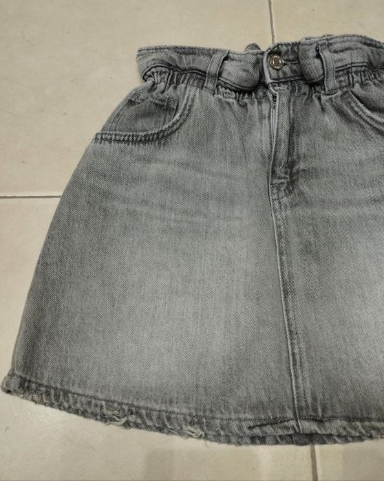 Saia Cinza da Zara