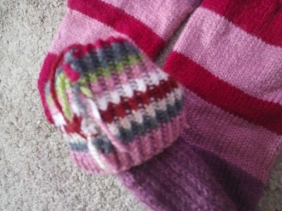 Skarpetki z wełny ręcznie robione rozmiar 38