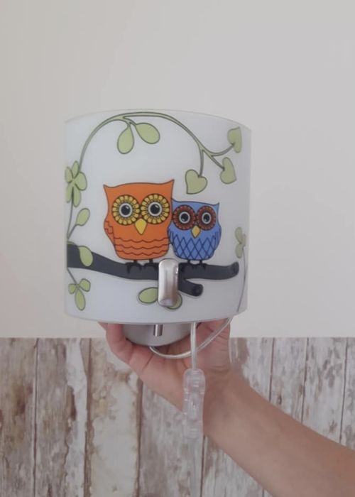 KLINKIET Lampa Sówki na ścianę