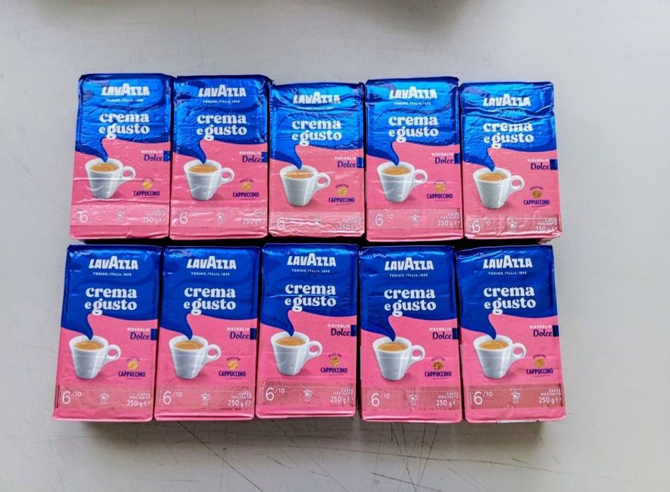 Lavazza Crema e Gusto Dolce kawa ziarnista 250g 10szt.