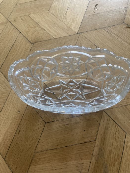 Sosjerka z szkła kryształowego