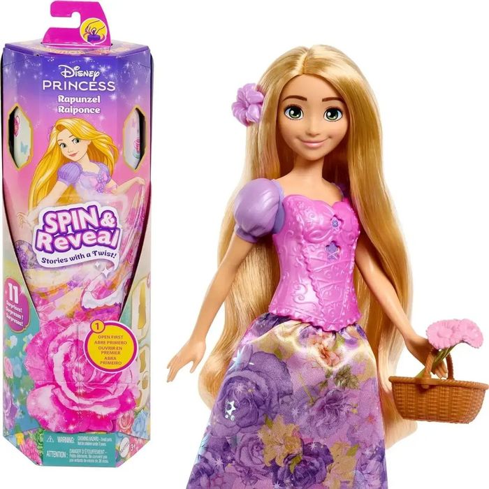 Набор сюрприз с Рапунцель Крути и прояви Disney Princess