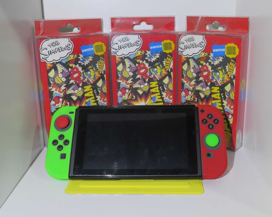 Stand-Suporte Duas Posiçoes Nintendo Switch The Simpsons Bartman NOVO