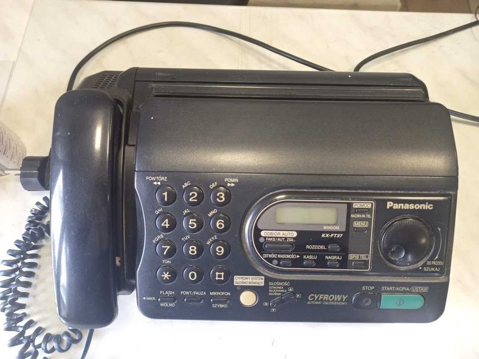PANASONIK - telefon, fax, sekretarka + drugi telefon + rolki papieru