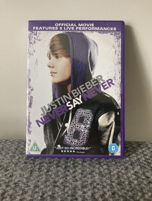 Justin Bieber Never say never płyta Dvd