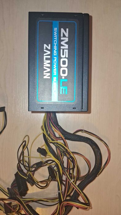 Блок питания Zalman 500w, рабочий, но лучше под восстановление