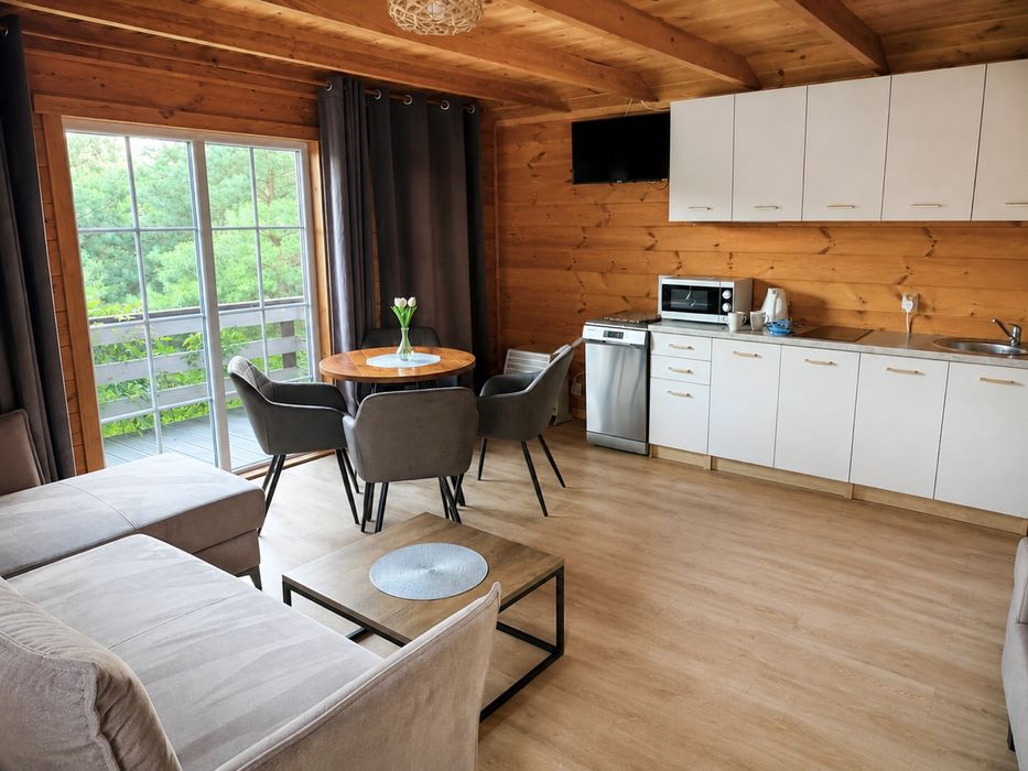 WOLNE OD 30.08! Domki letniskowe nad jeziorem Mazury