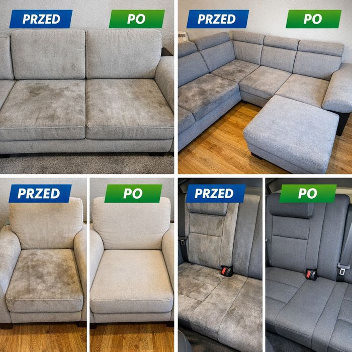 Pranie tapicerki  meblowej i samochodowej