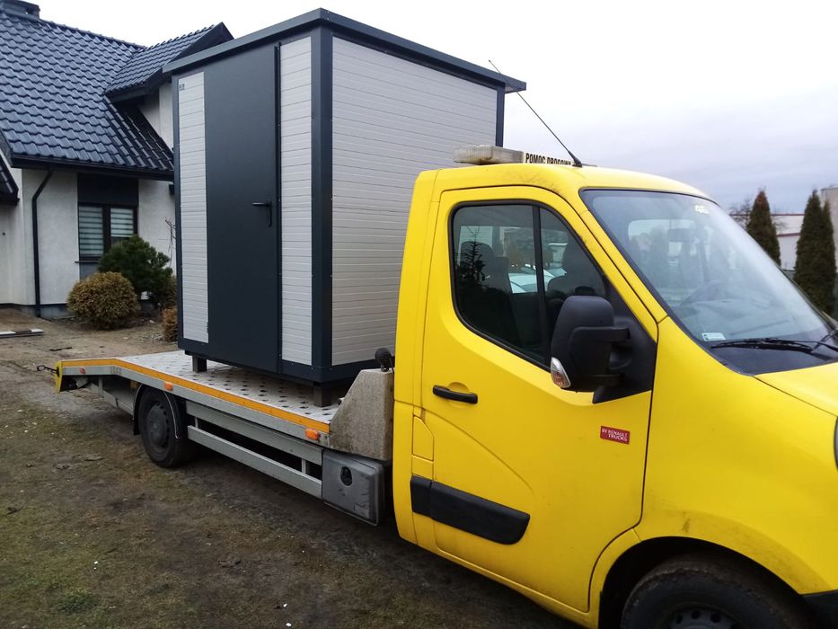 Kontener sanitarny łazienka ogrodowa stróżówki