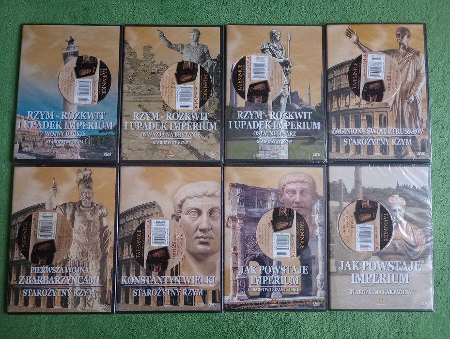 Kolekcja "Tajemnice starożytnych cywilizacji" 62 płyty DVD