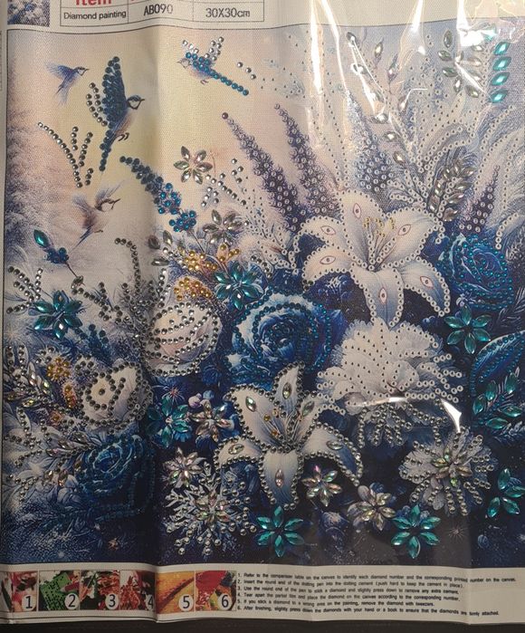 Haft diamentowy 30x30. Nowe 3 szt