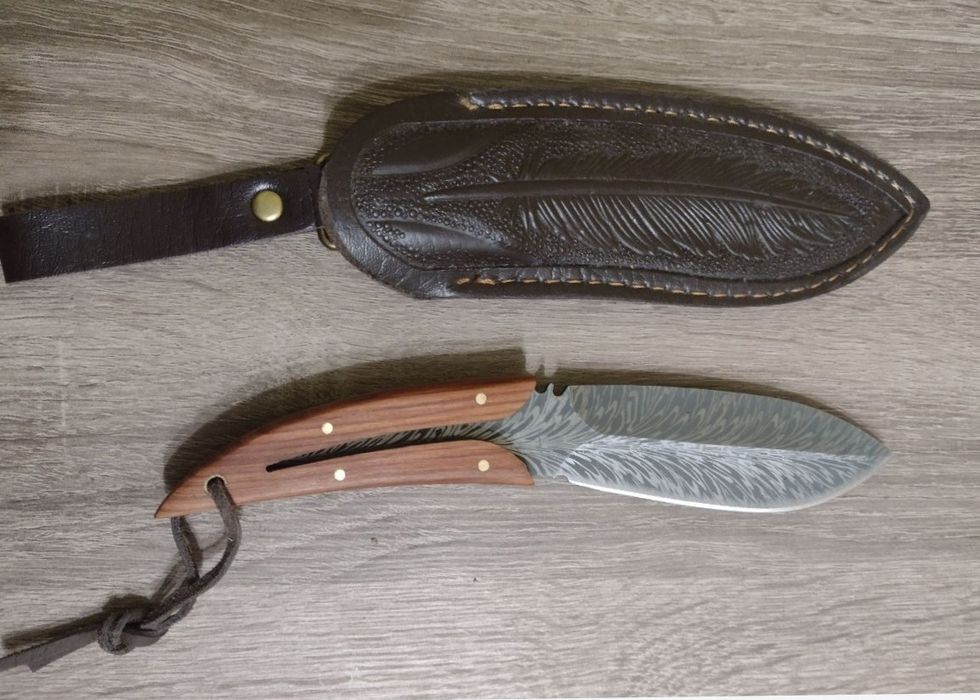 Ніж нож  перо кований