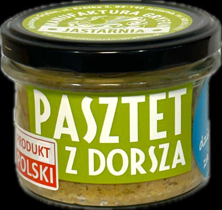 Pasztet DORSZA 70% ryby pasta na kanapki smarowania