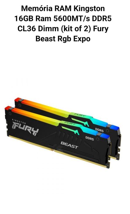 Memory RAM 16GB 2x8GB DDR5 6000MHZ CL30