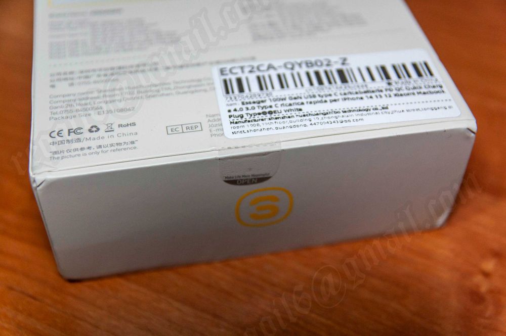 Ładowarka zasilacz 2C2A 100W - 4x USB; 2x typ-C+ 2x USB-A, PD, QC