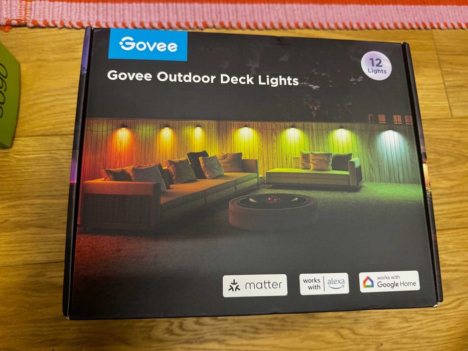 GOVEE Zewnętrzne Lampy RGBIC IP65 Smart LED 12 Szt. Alexa Google Ogród