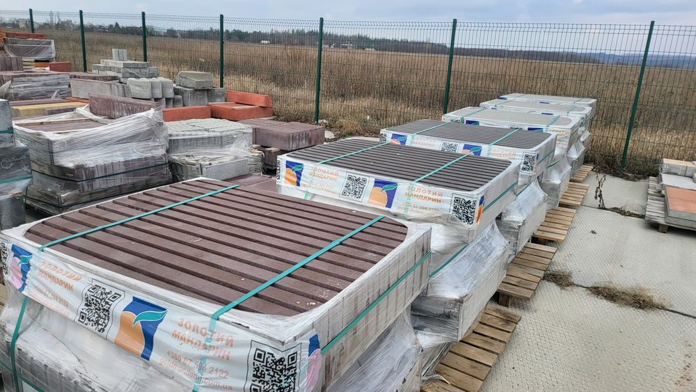 Распродажа склада тротуарной плитки та бордюра