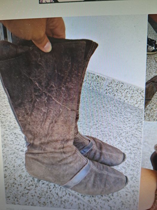 Botas via nova em pele 36