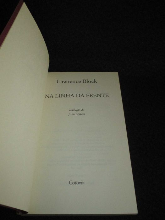 Livro Na Linha da Frente Lawrence Block