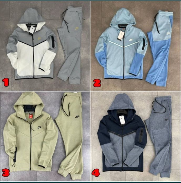 ПРЕМІУМ ЯКІСТЬ‼️Костюм Nike Tech Fleece, Найк Теч Фліс/Унисекс, XS-2XL