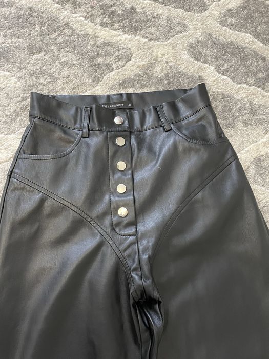 Штани з еко шкіри